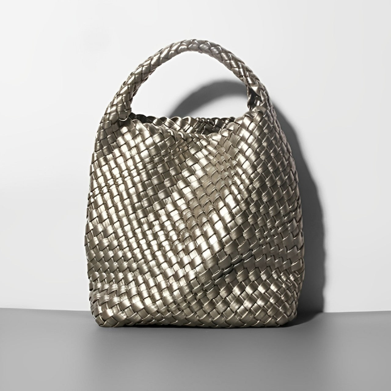 Dianne - Soft Leather Bucket Bag Handcrafted