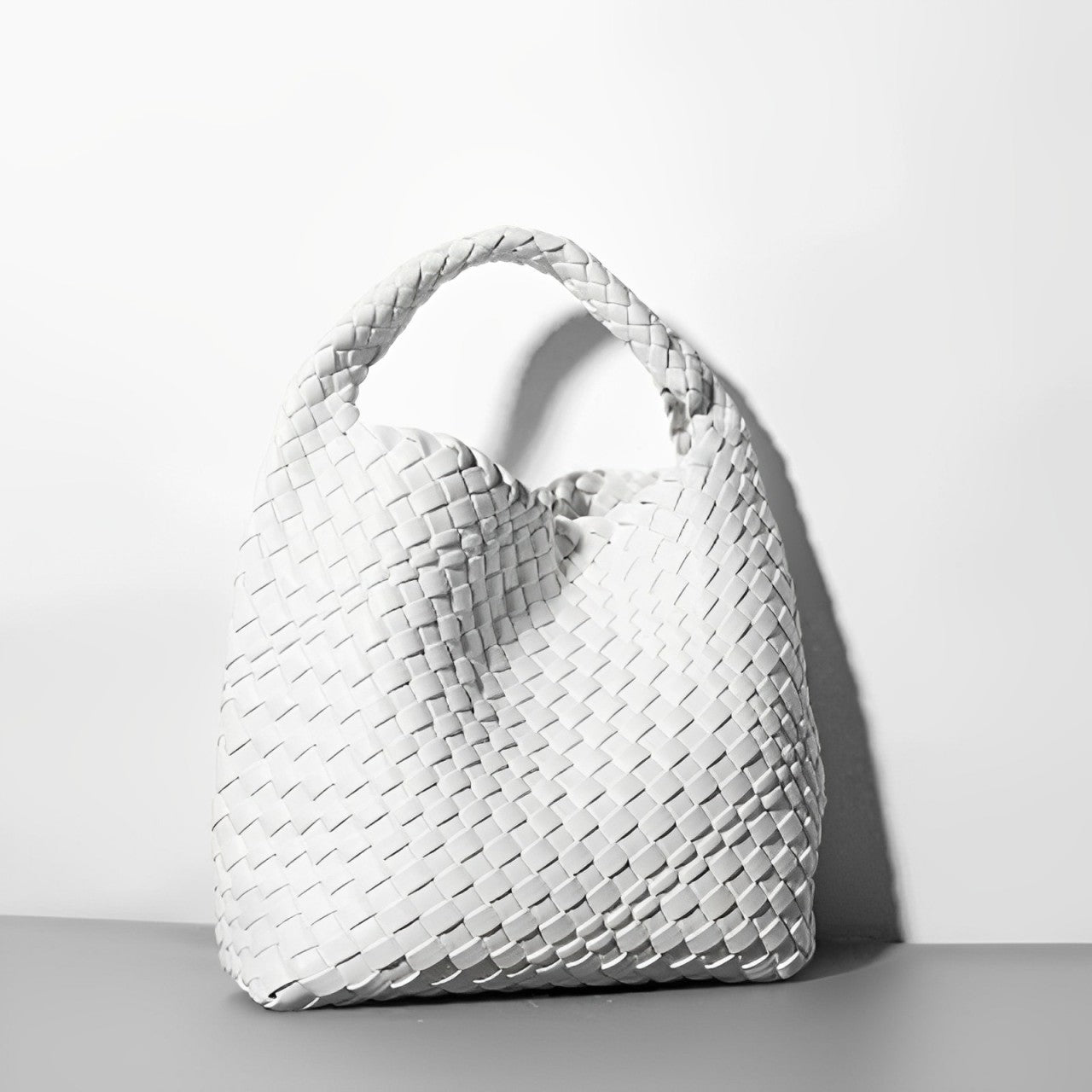 Dianne - Soft Leather Bucket Bag Handcrafted