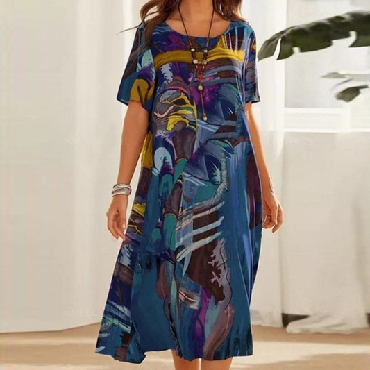 Selena | Vestido Impreso Cómodo