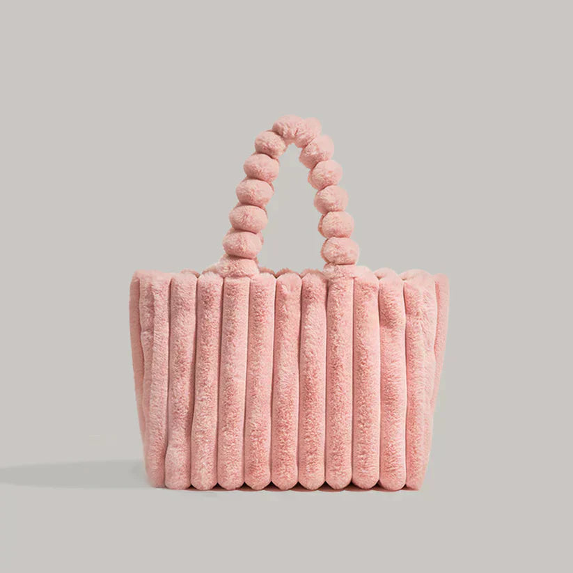 Borsa a mano in peluche Mila