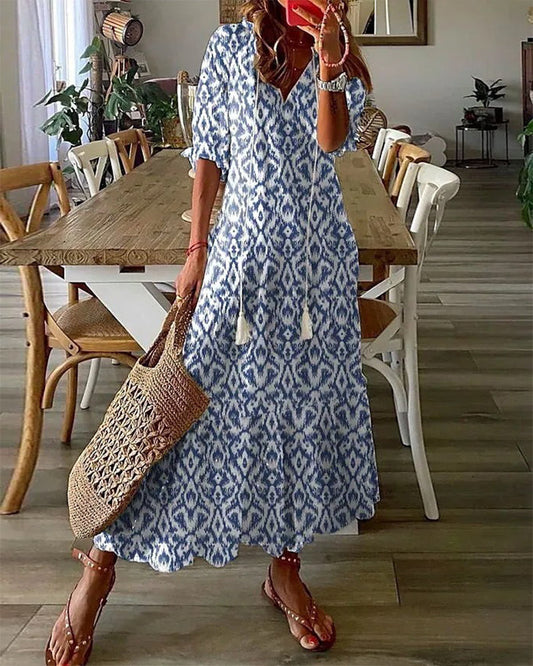 Vestido Boho de Cobertura para el Abdomen Dana