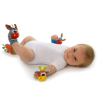 Conjunto de calcetines sonajero para bebé y juguetes de muñeca