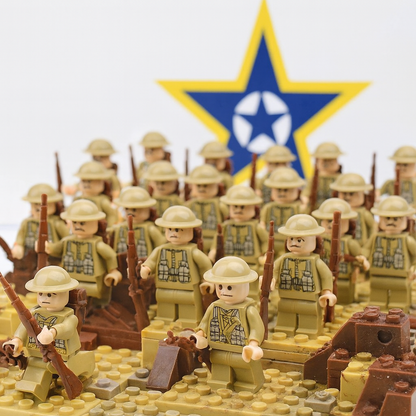 Bloques de Construcción de Soldado del Ejército Militar