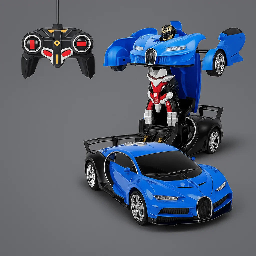 Juguete de robot coche transformable con control remoto