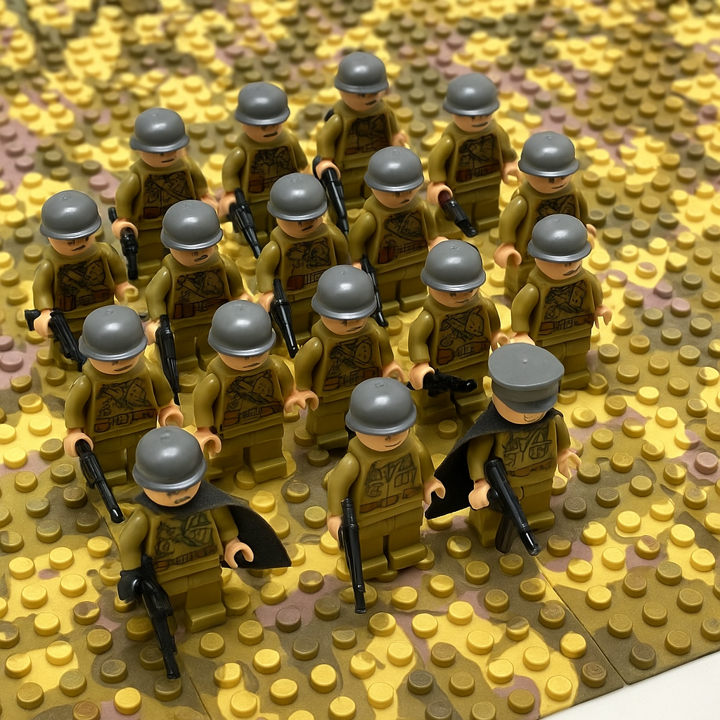 Bloques de Construcción de Soldado del Ejército Militar