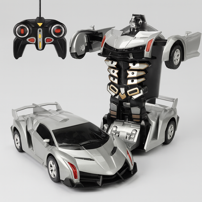 Juguete de robot coche transformable con control remoto