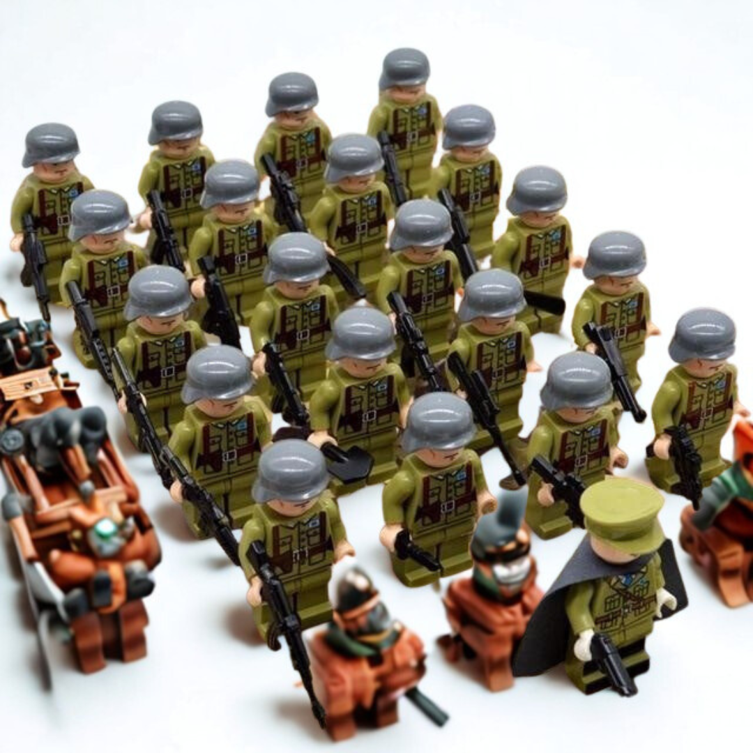Bloques de Construcción de Soldado del Ejército Militar