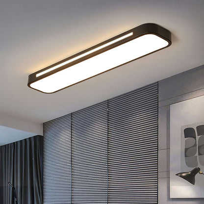 Lámpara de techo LED larga minimalista nórdica