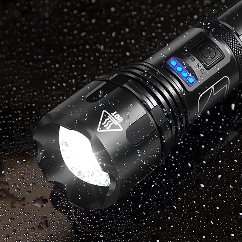 UltraFlash™️ - Linterna ultrabrillante impermeable | Alcance de 500m