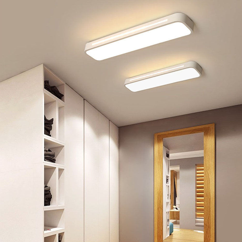 Lámpara de techo LED larga minimalista nórdica