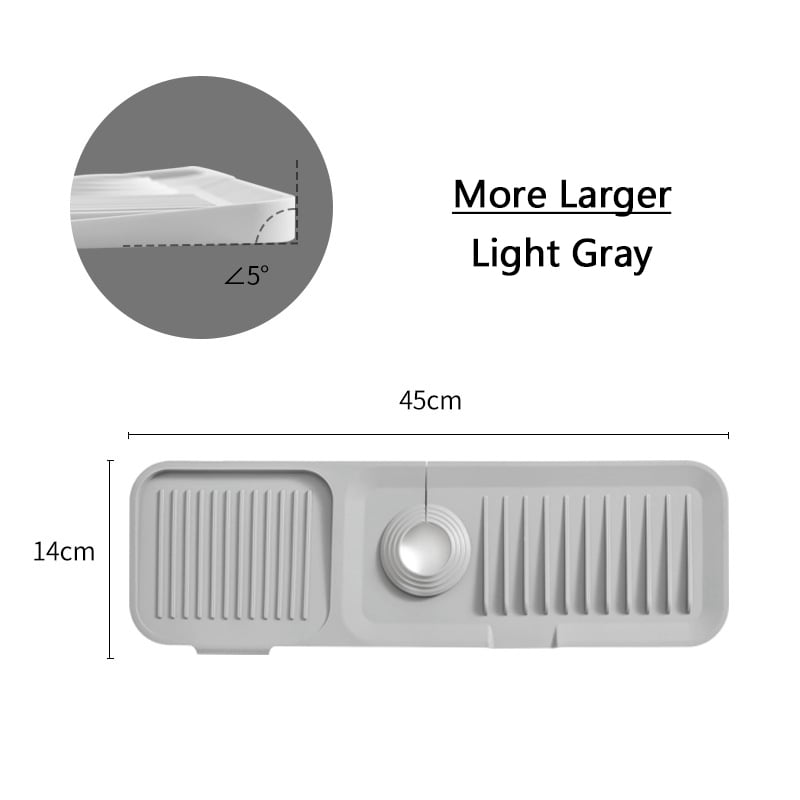 Protector contra salpicaduras AquaShield para fregadero | Protector de silicona para fregadero de cocina
