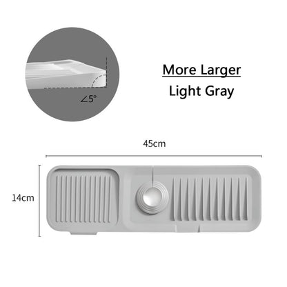 Protector contra salpicaduras AquaShield para fregadero | Protector de silicona para fregadero de cocina