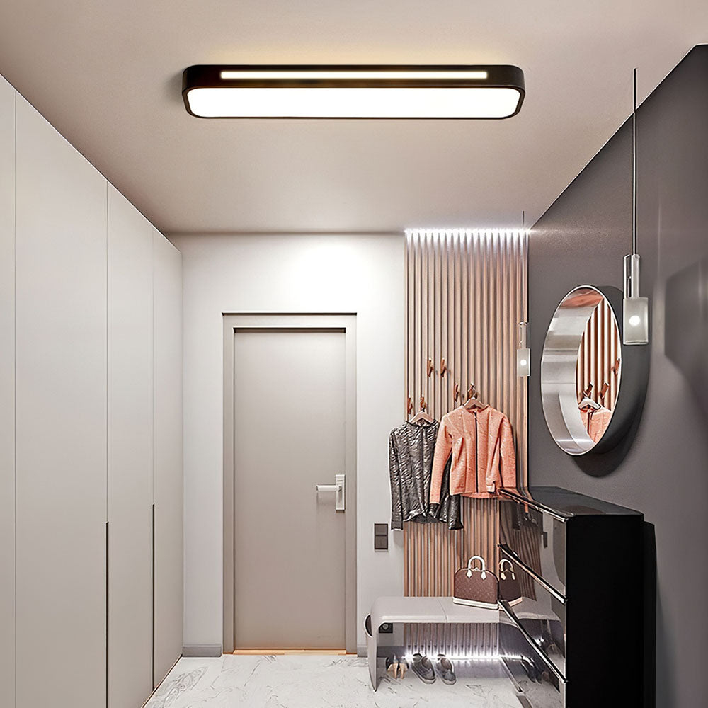 Lámpara de techo LED larga minimalista nórdica