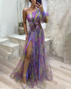 Amelia | Elegante abito con spacco