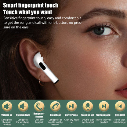 Auriculares inalámbricos Bluetooth con estuche de carga