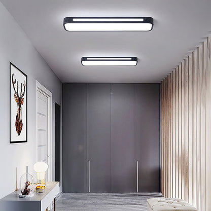 Lámpara de techo LED larga minimalista nórdica