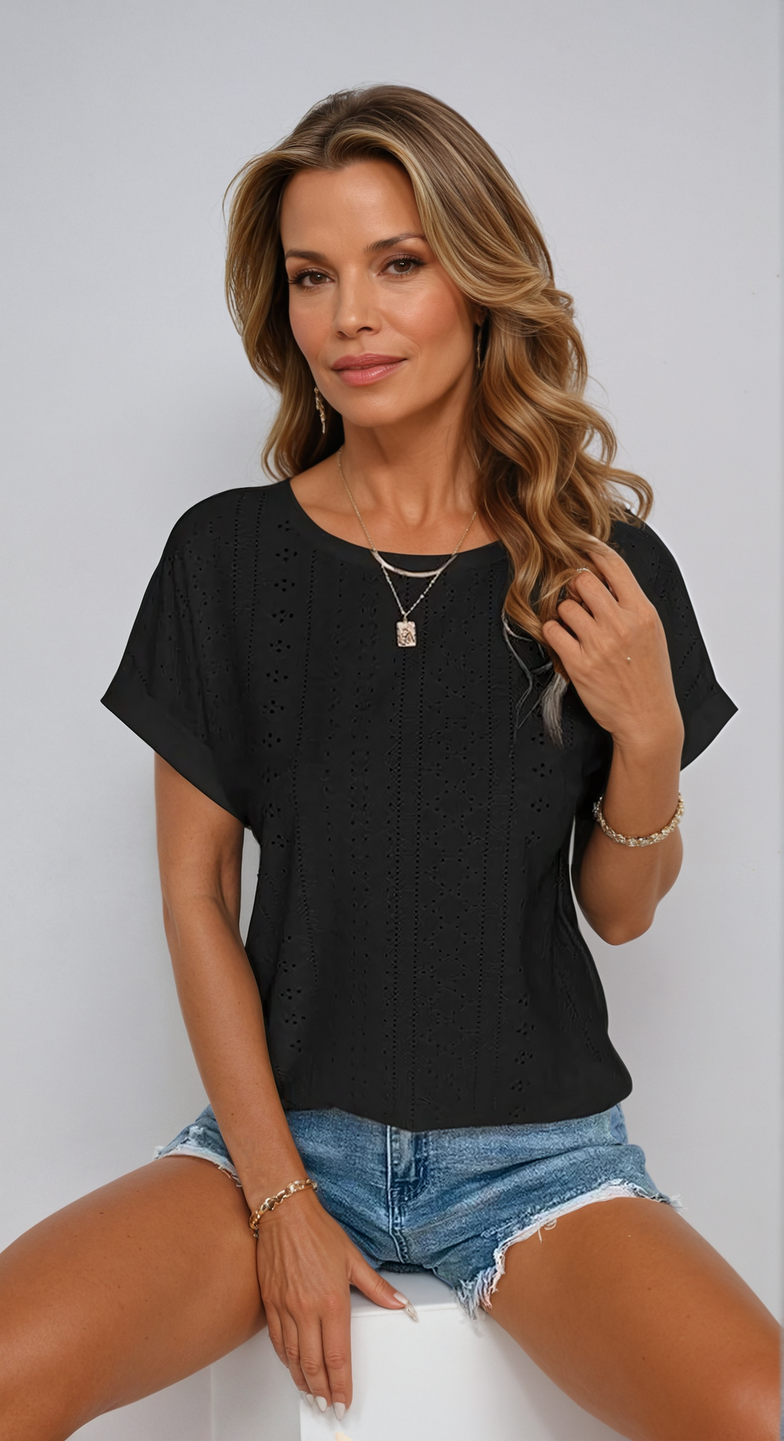 Eira | Top de Cuello Redondo de Verano