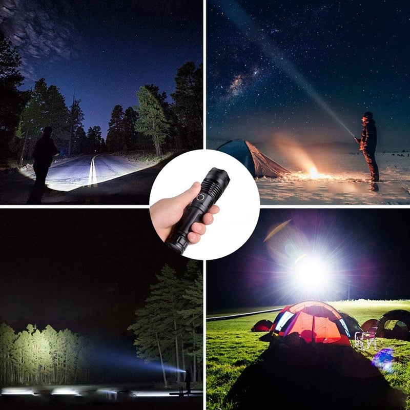 UltraFlash™️ - Linterna ultrabrillante impermeable | Alcance de 500m