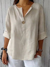 Lincy | Camicetta casual a maniche corte con scollo a V 