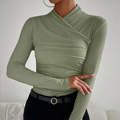 Dalila | Top de Cuello Cruzado Sofisticado