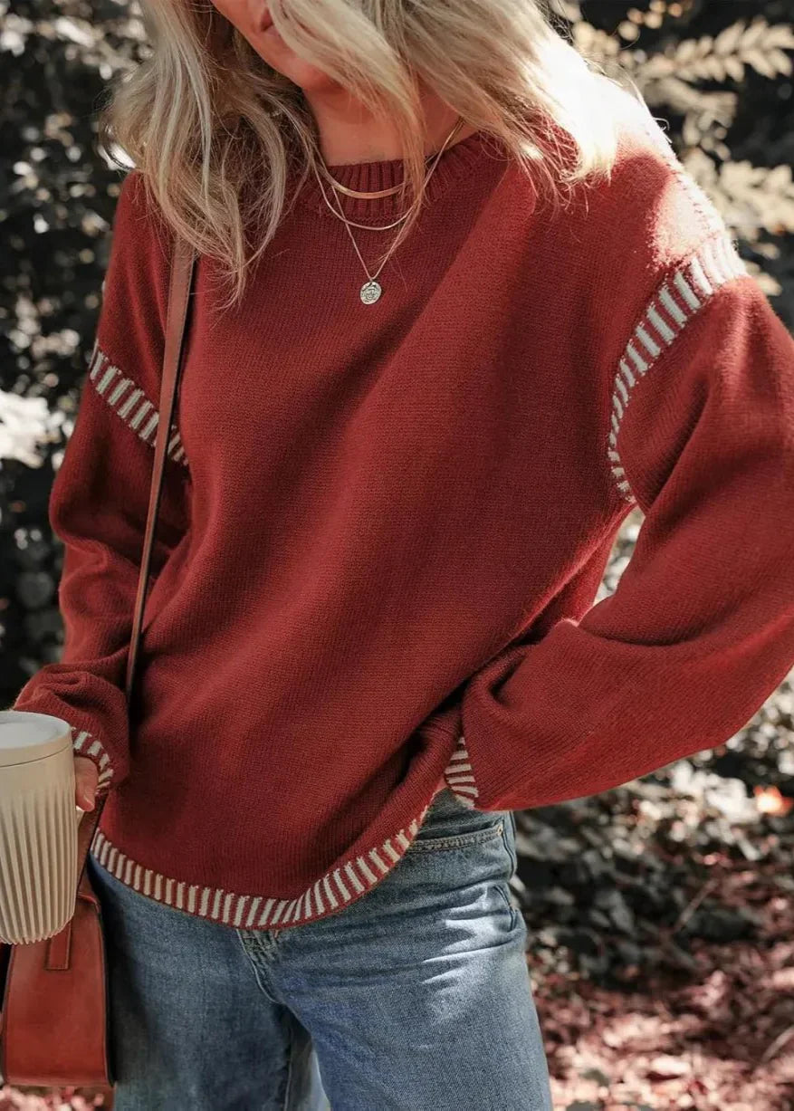 Marisa | Suéter Chic de Contraste