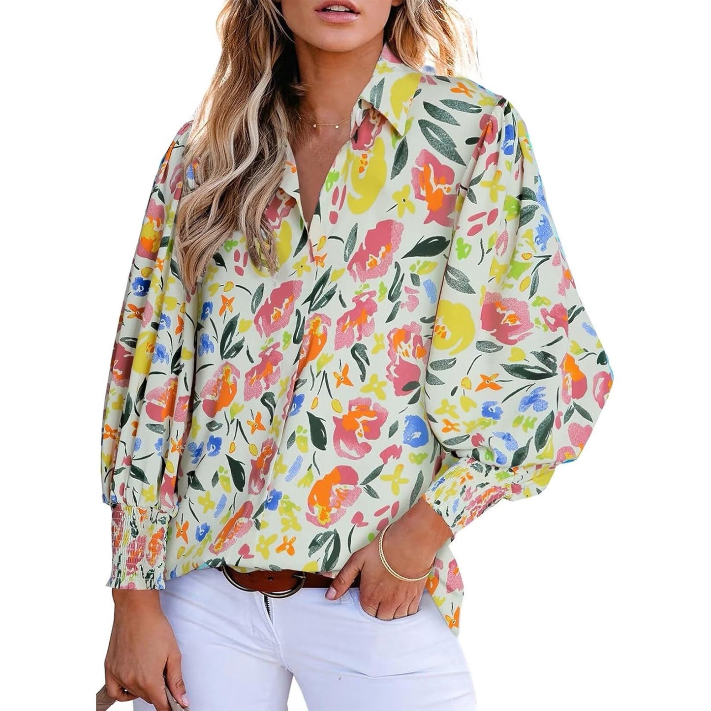Charie | Blusa elegante con diseño de cachemira