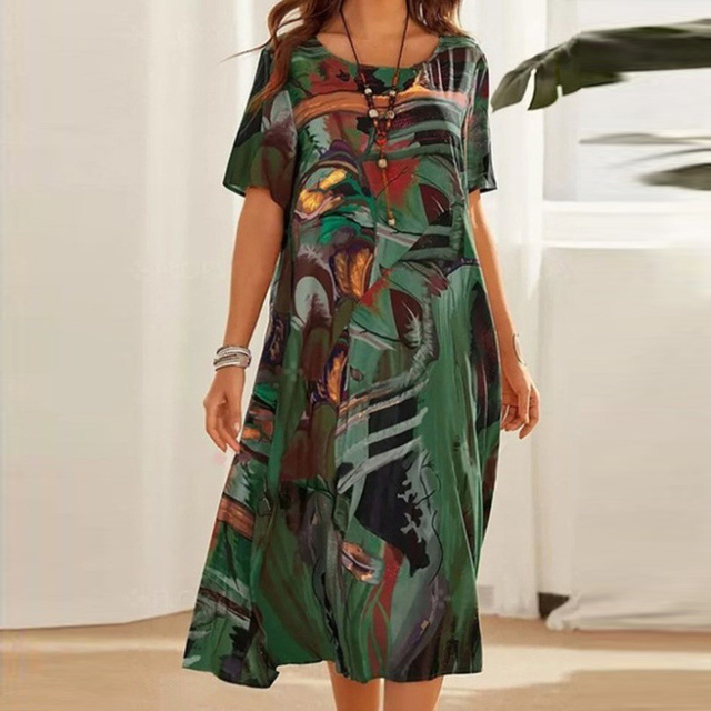 Selena | Vestido Impreso Cómodo