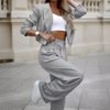 Aliana - Blazer e pantaloni a righe - Eleganti e professionali