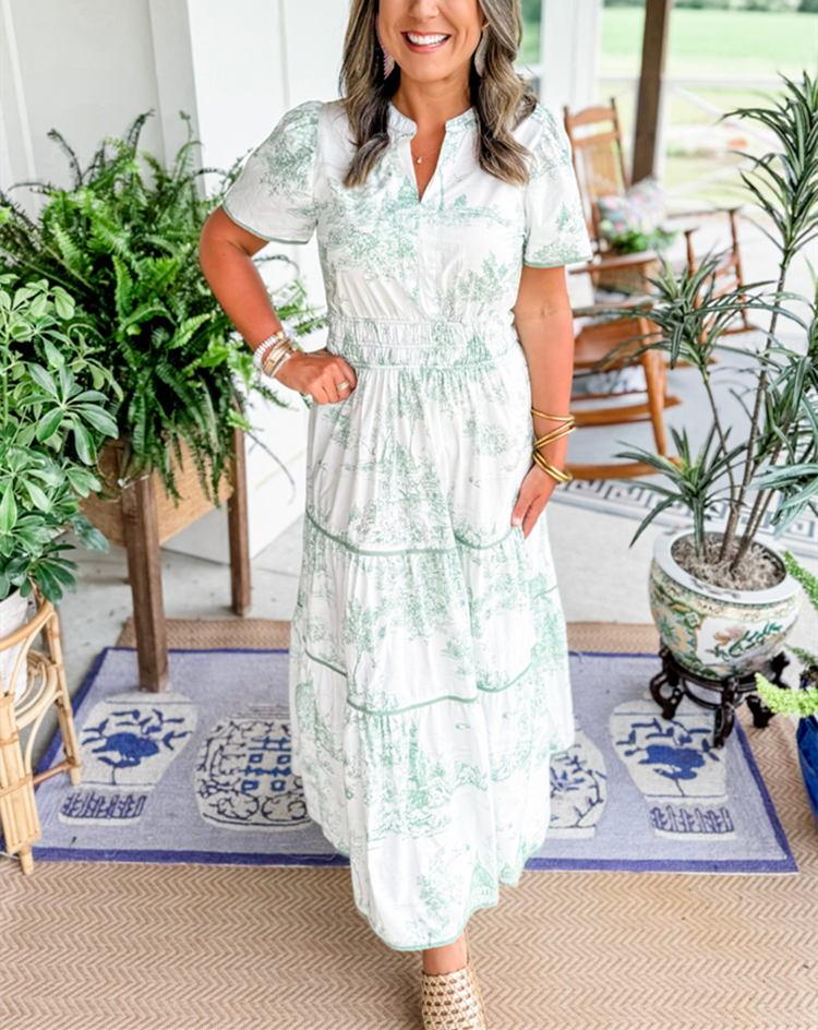 Eliza | Maxi clásico de toile