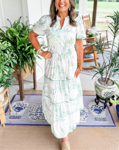 Eliza | Maxi clásico de toile