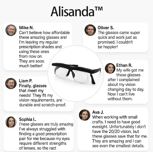 【GAFAS DE ENFOQUE AJUSTABLE】¡Ve cada momento claramente con Alisanda!