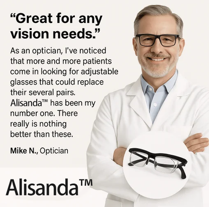 【GAFAS DE ENFOQUE AJUSTABLE】¡Ve cada momento claramente con Alisanda!
