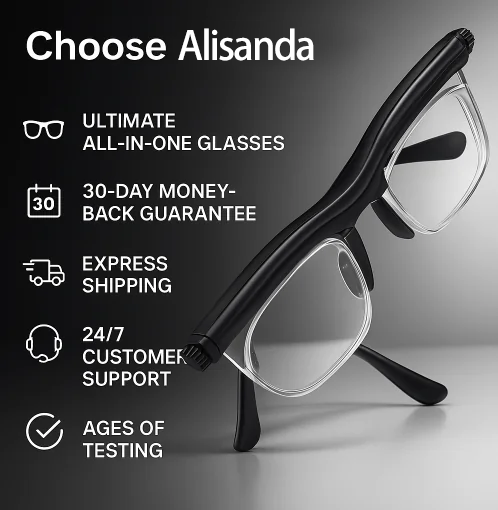 【GAFAS DE ENFOQUE AJUSTABLE】¡Ve cada momento claramente con Alisanda!