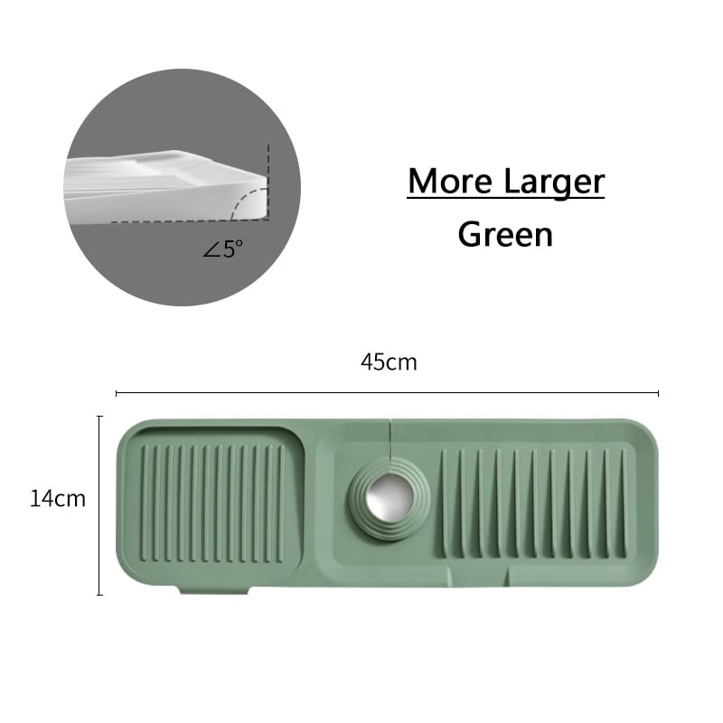 Protector contra salpicaduras AquaShield para fregadero | Protector de silicona para fregadero de cocina