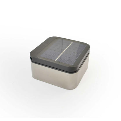 Lámpara de pared de acero inoxidable solar para exteriores