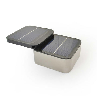 Lámpara de pared de acero inoxidable solar para exteriores