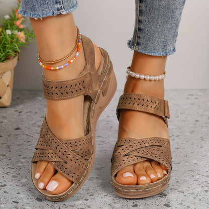 Bonna | Sandalias de tacón de comodidad diaria