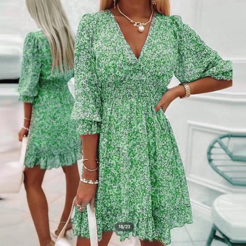 Ja'Net | Vestido Floral Elegante