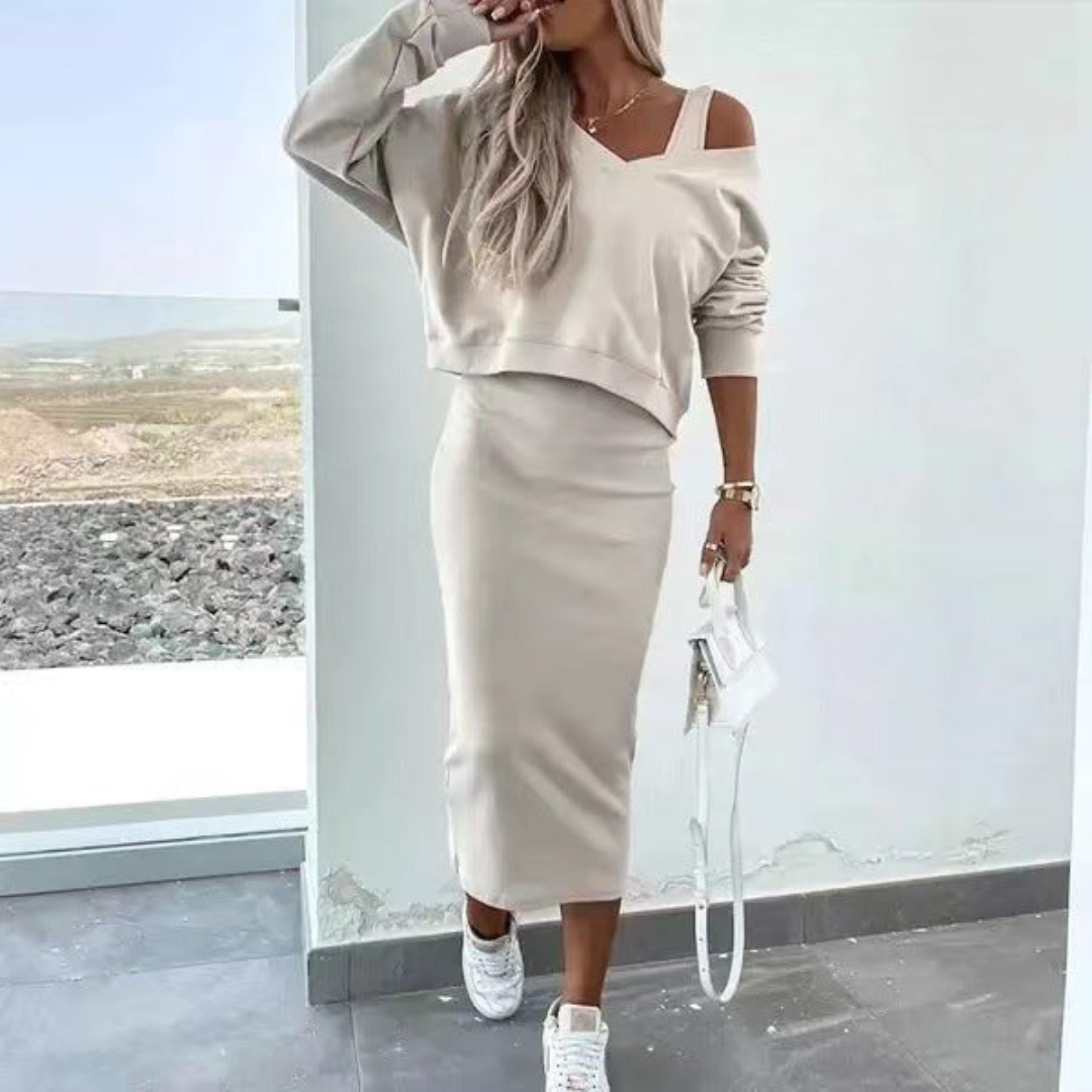 CONJUNTO DE TOP Y VESTIDO EDITH