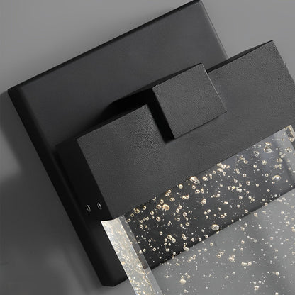 Lámpara de Pared Exterior Moderna con Cristal Impermeable Applique