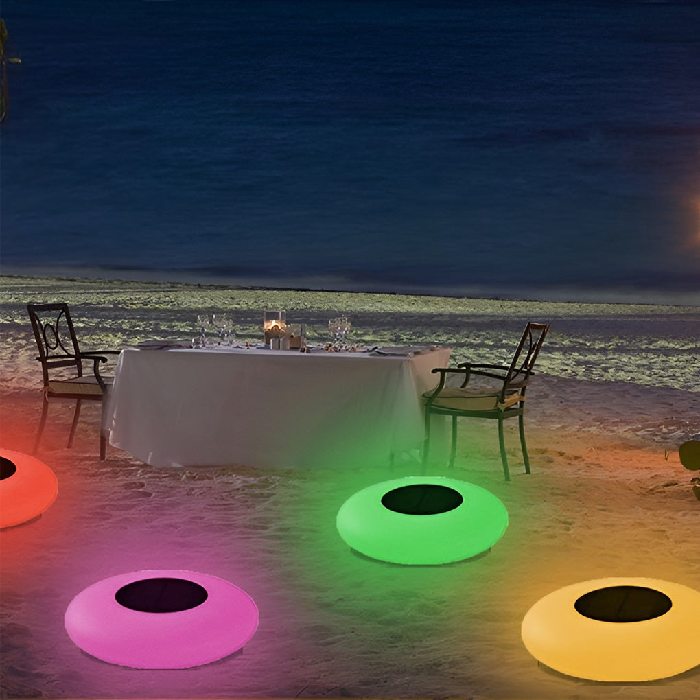 Luces solares flotantes LED para piscina exteriores