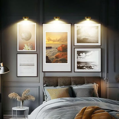 1+1 Gratis | Luz LED Magnética para Cuadros – Perfecta para Exhibir Tu Obra de Arte