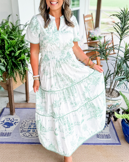 Eliza | Maxi clásico de toile