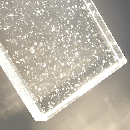 Lámpara de Pared Exterior Moderna con Cristal Impermeable Applique
