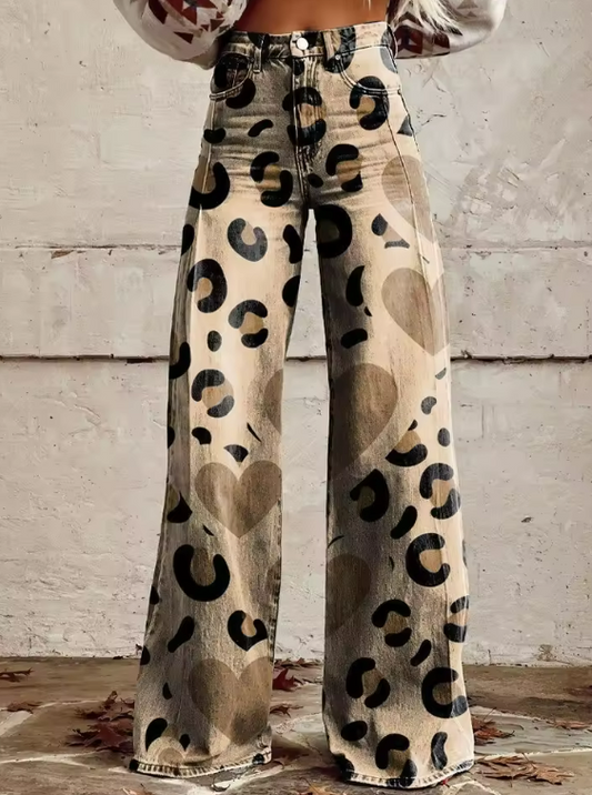 Sarah | Pantalones de pierna ancha Boho Drift