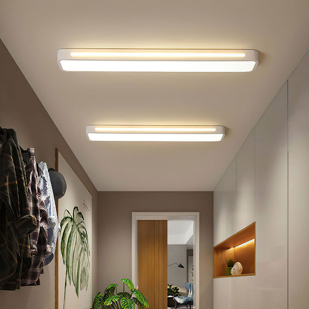 Lámpara de techo LED larga minimalista nórdica