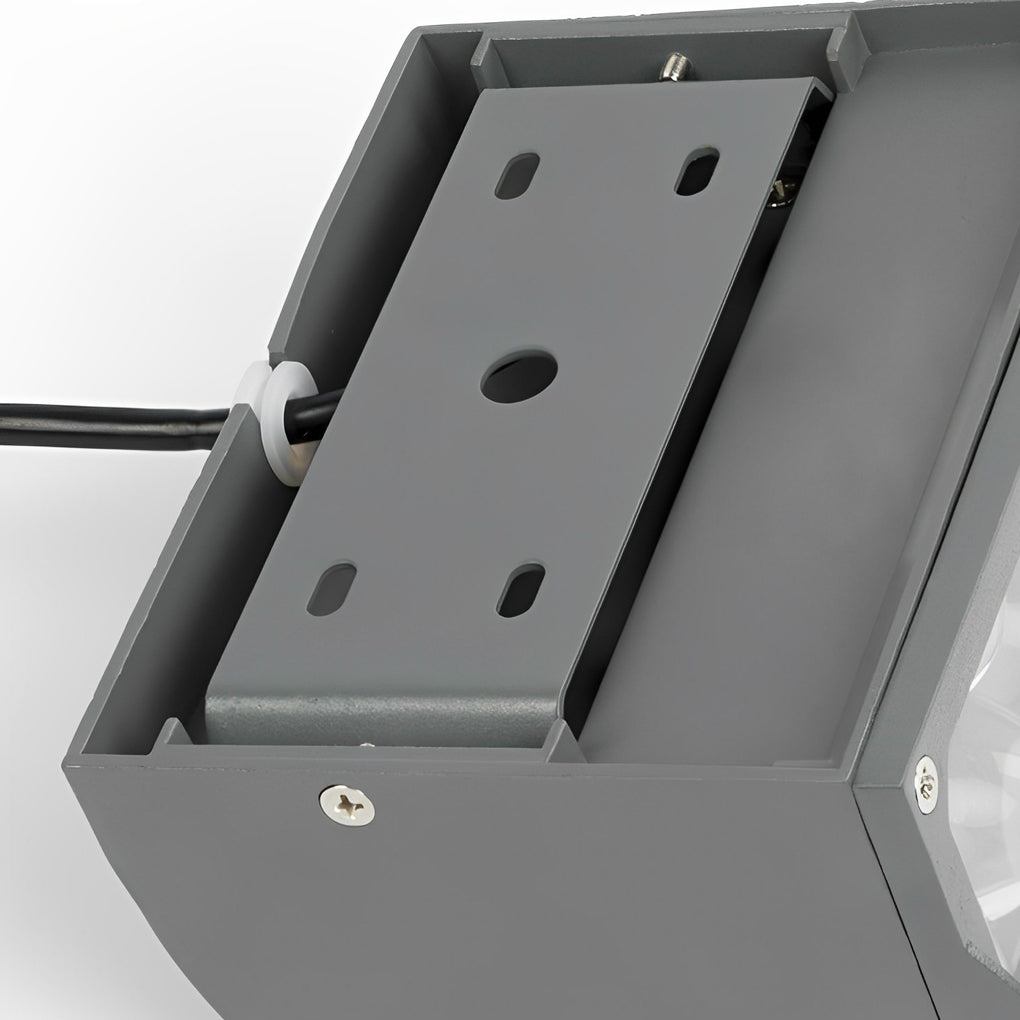 Lámpara de pared exterior moderna impermeable con foco LED