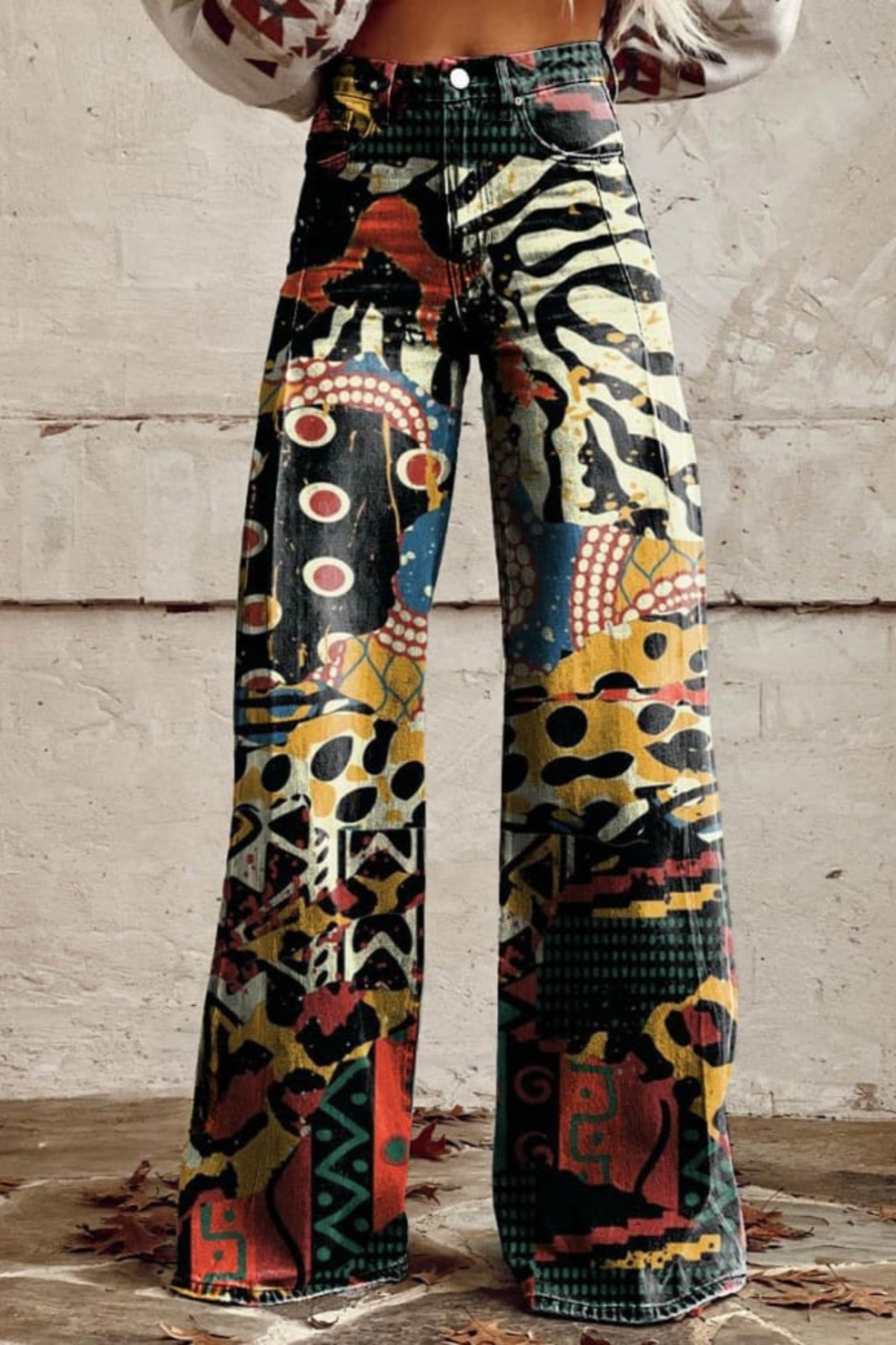 Pantalones de pierna ancha Boho Dream Irlandeses