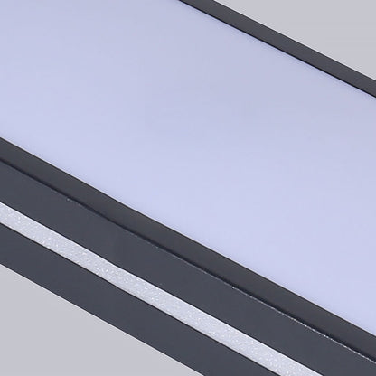 Lámpara de techo LED larga minimalista nórdica