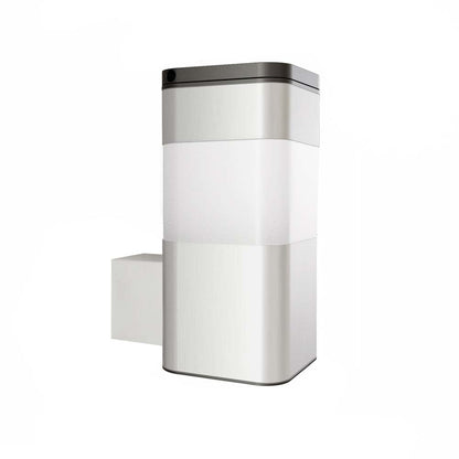 Lámpara de pared de acero inoxidable solar para exteriores